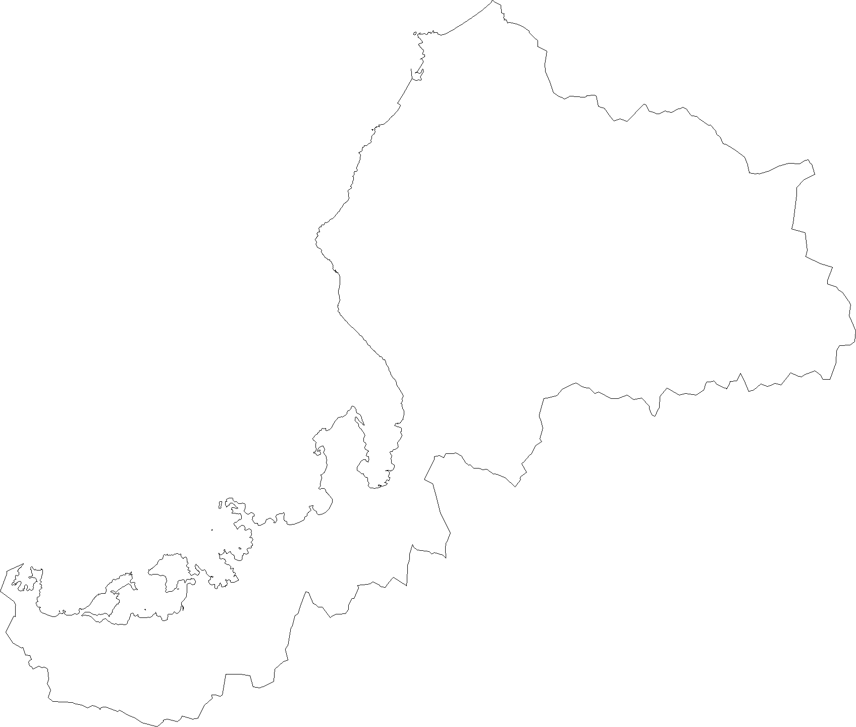 福井県 地図 白地図 データ 無料ダウンロード