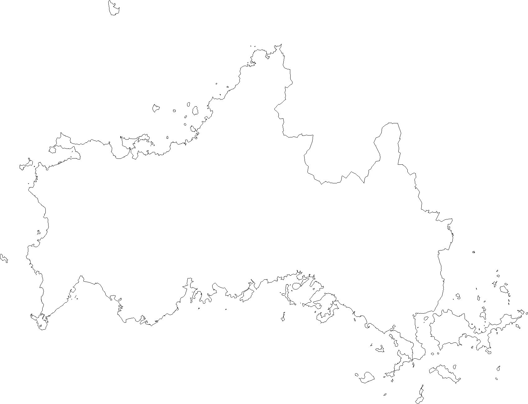 山口県 地図 白地図 データ 無料ダウンロード